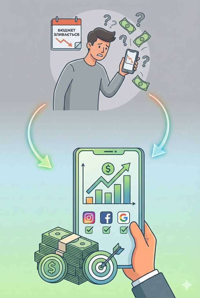 Автоматизація бізнесу під ключ: впровадження CRM для збереження контактів та підключення AI-помічника для обробки повідомлень.